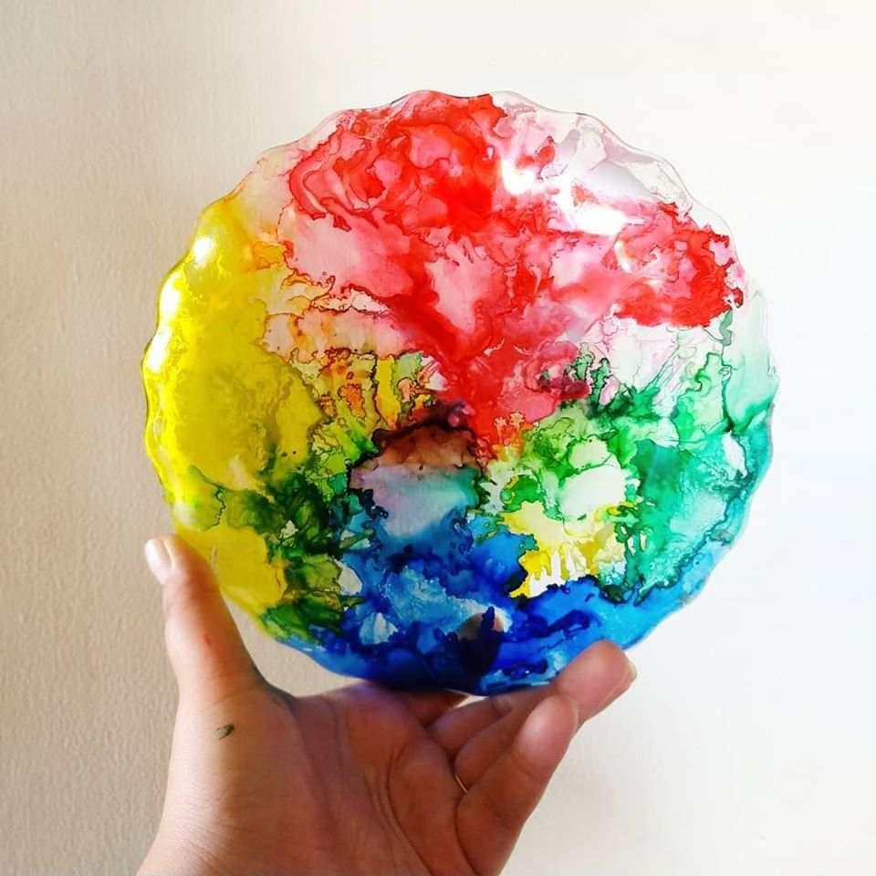 Parallel Vision 2D contemporary abstract art by Bhoomika Perti.