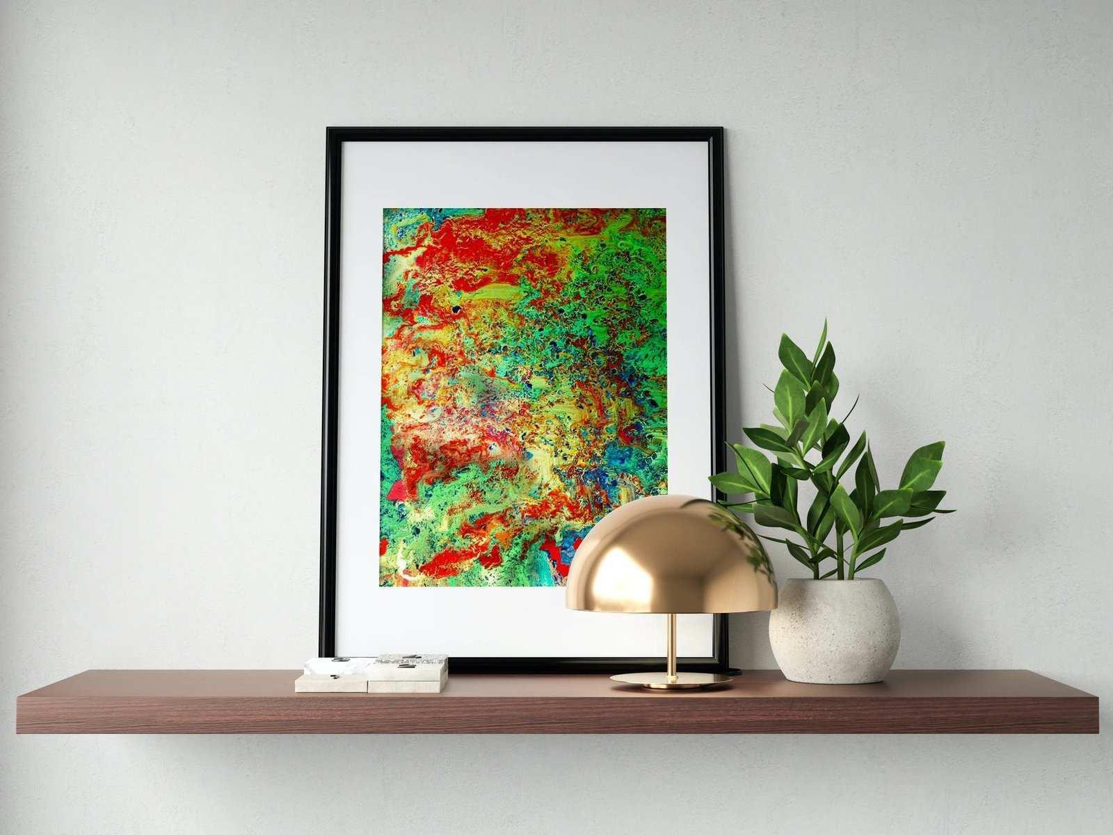 Parallel Vision 2D contemporary abstract art by Bhoomika Perti.