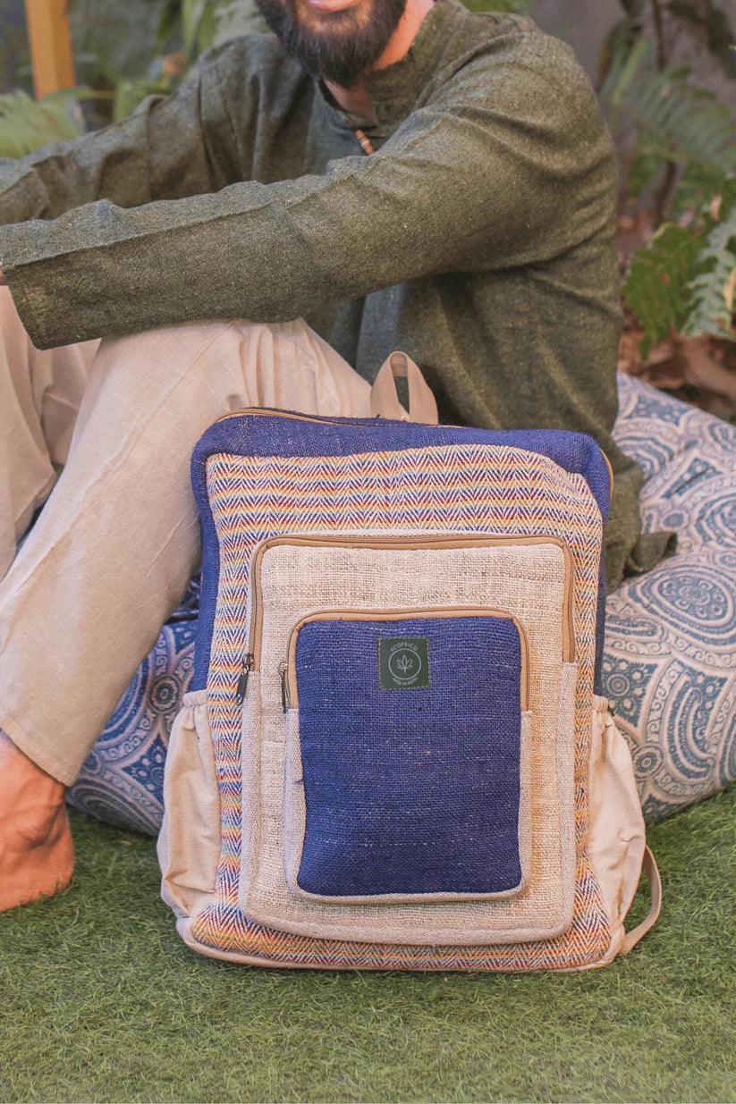 Ecofrico - Pure Hemp BackpackHemp BackpackEcofrico Pure Hemp Backpack - Hemp Backpack Eco-Friendly