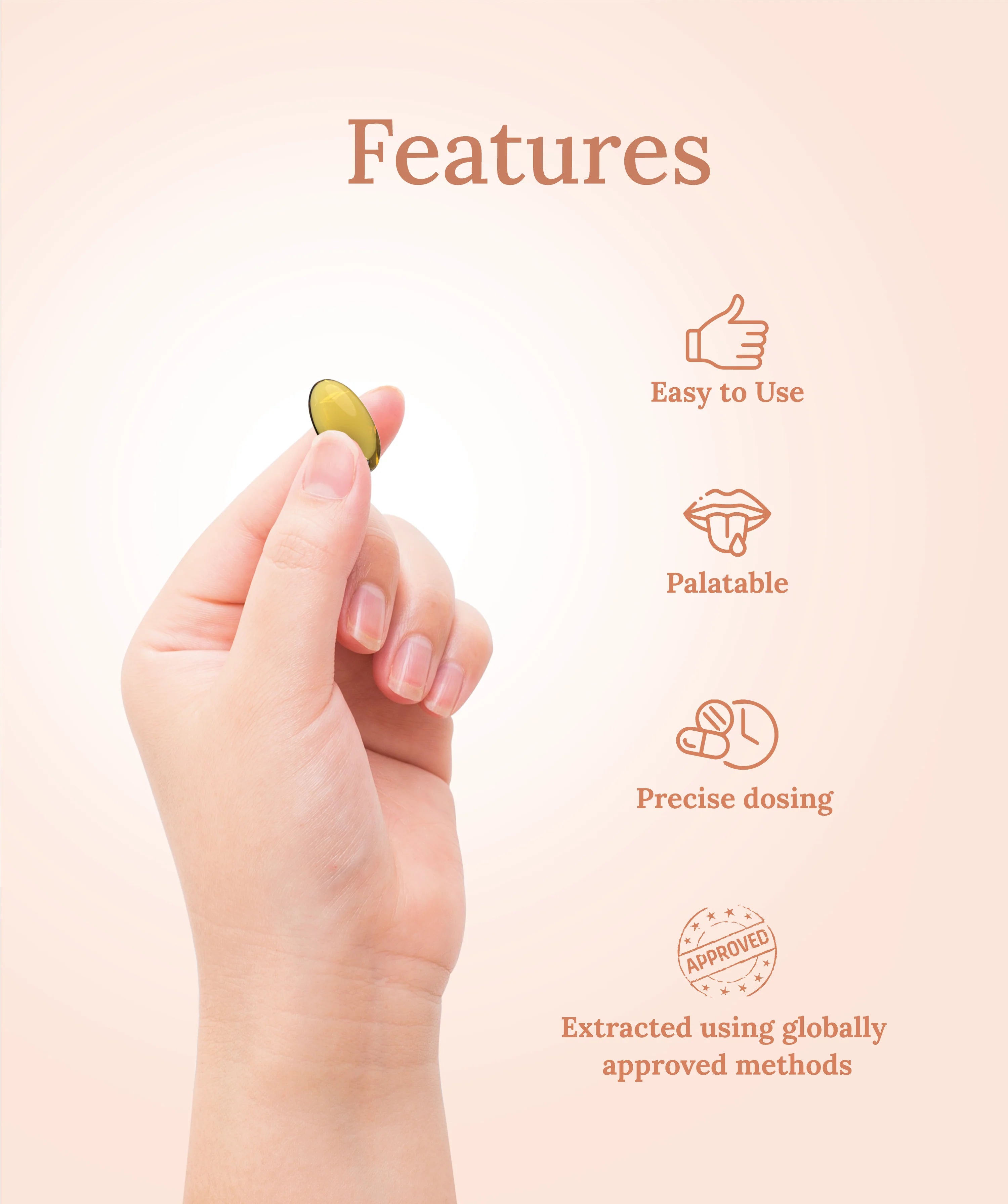 Boheco Peace Plus Cannabis Capsules- For Mild Chronic And Neuropathic Pain - 115 MG (THC 5mg : CBD 5mg per capsule).