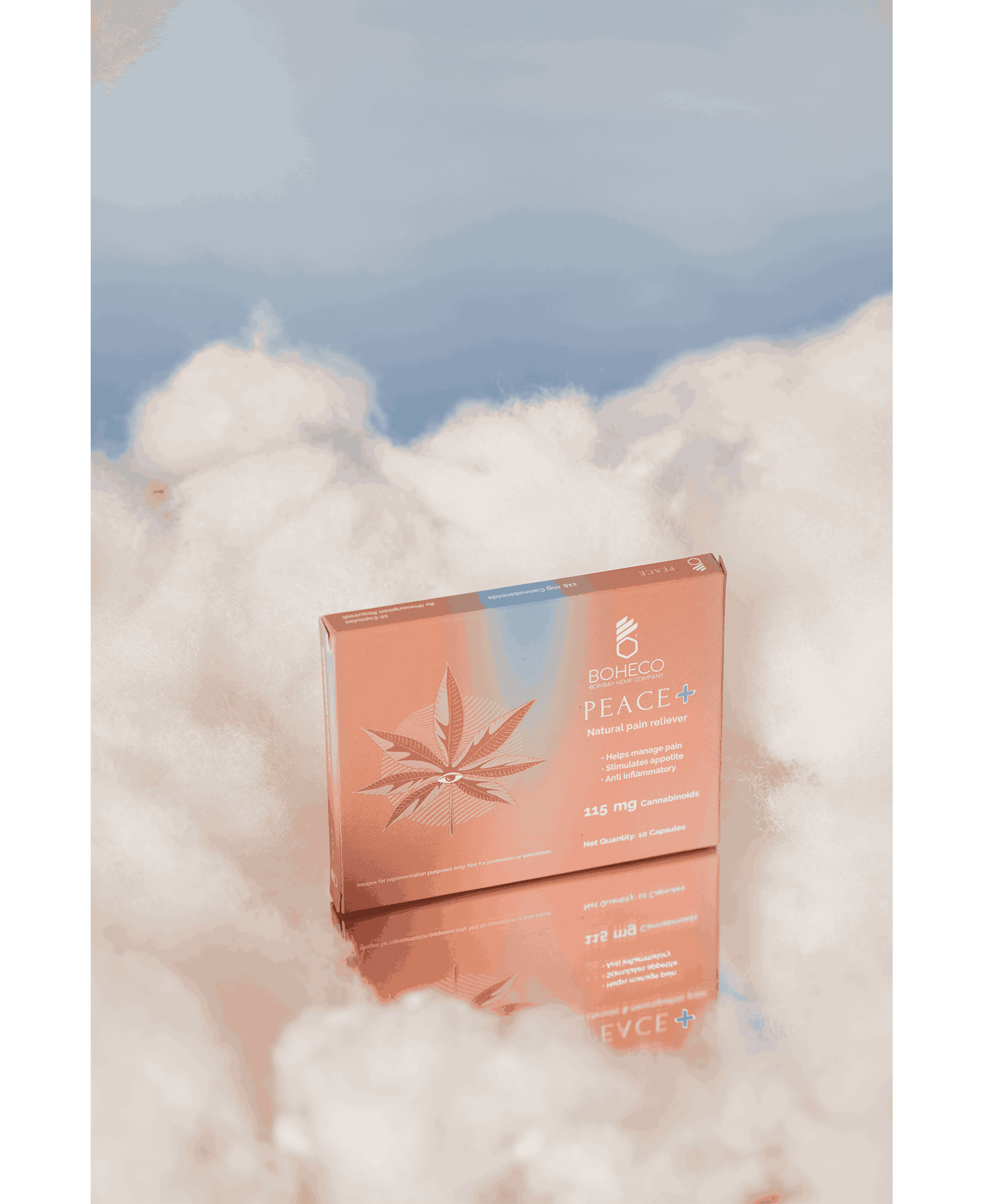 CBD Capsules - Boheco Peace Plus Capsules- For Mild Chronic And Neuropathic Pain