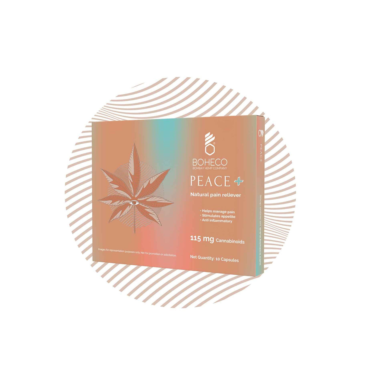 Boheco Peace Plus Capsules- for Mild Chronic And Neuropathic Pain - CBD Store India