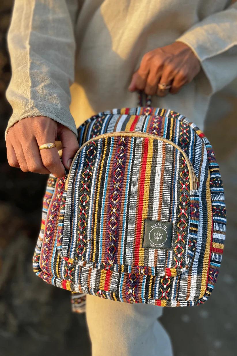Ecofrico - Boho Mini BackpackHemp BackpackEcofrico Boho Mini Backpack - Eco-Friendly | Compact, Durable