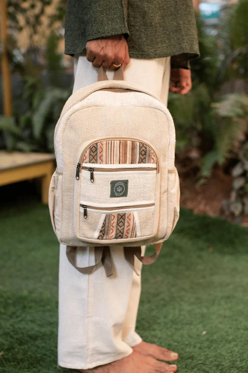 Ecofrico- Small Hemp BagHemp BackpackEcofrico Small Hemp Bag - Eco-Friendly | Durable Design
