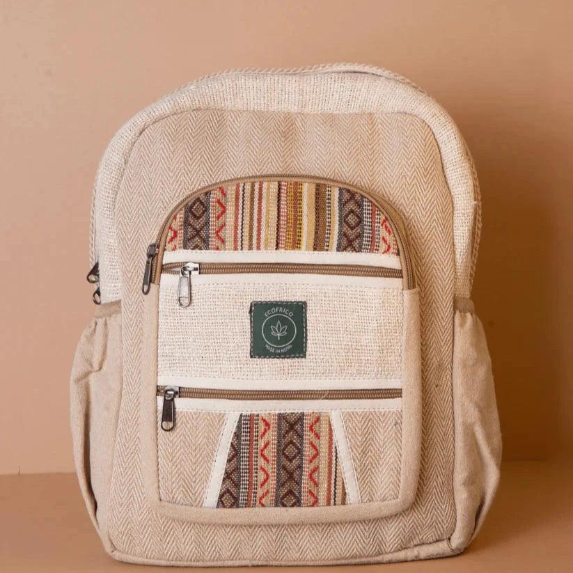 Ecofrico- Small Hemp BagHemp BackpackEcofrico Small Hemp Bag - Eco-Friendly | Durable Design