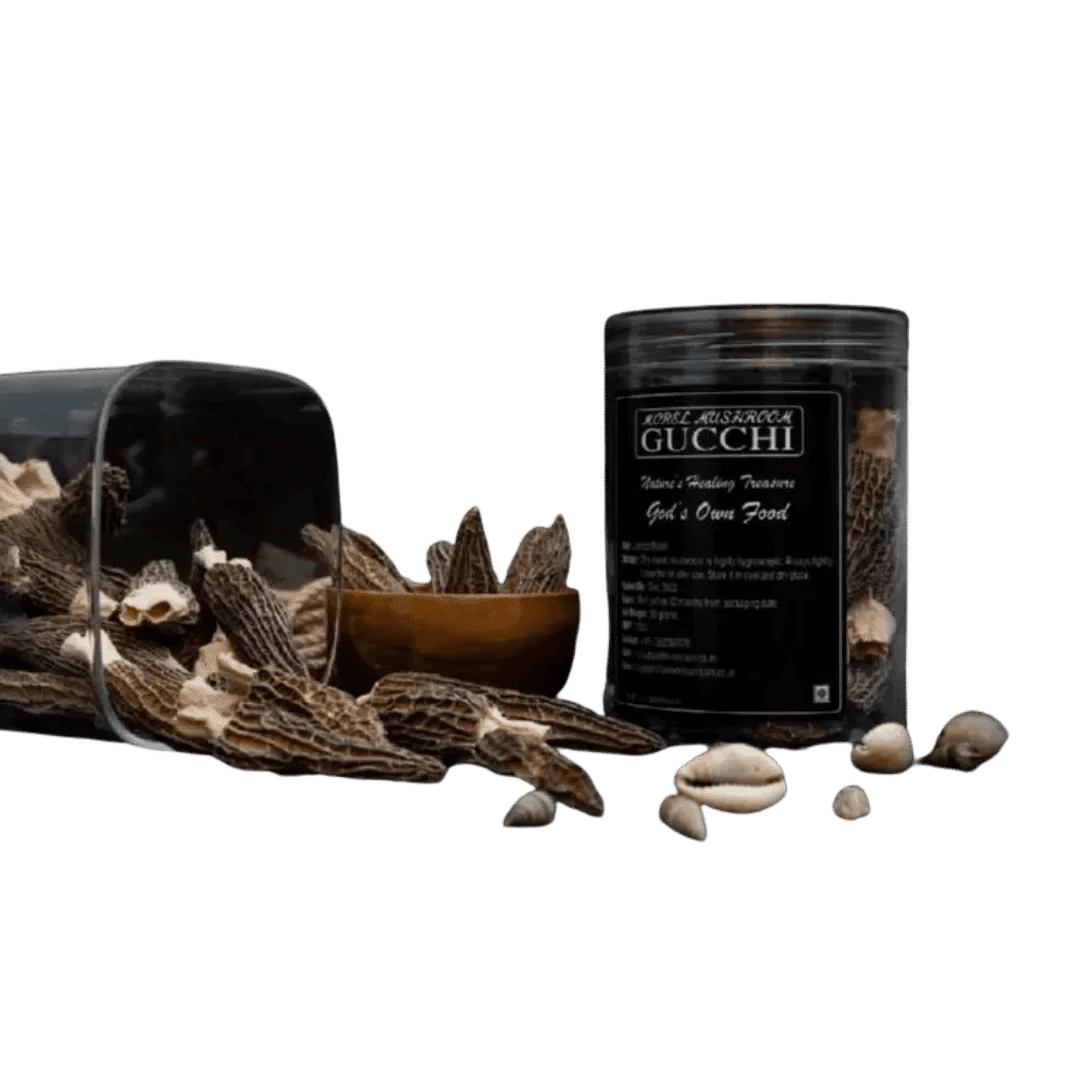 Dried Mushroom - Planet Mushroom - Gucchi Mushroom (Mini Size Box Of 50 Gms)