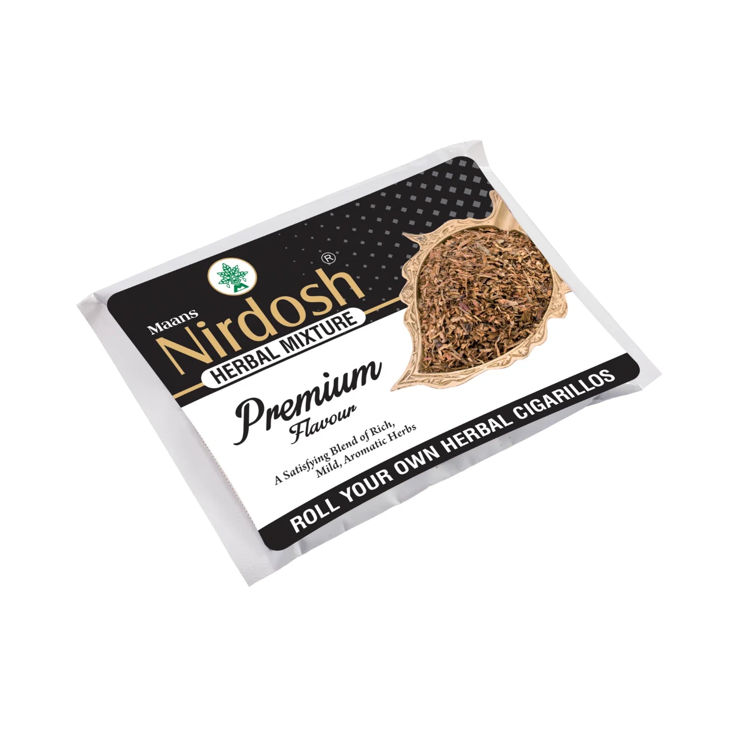 Nirdosh Premium Flavour Herbal Raw Mixture 70g | 100% Tobacco & Nicotine Free.