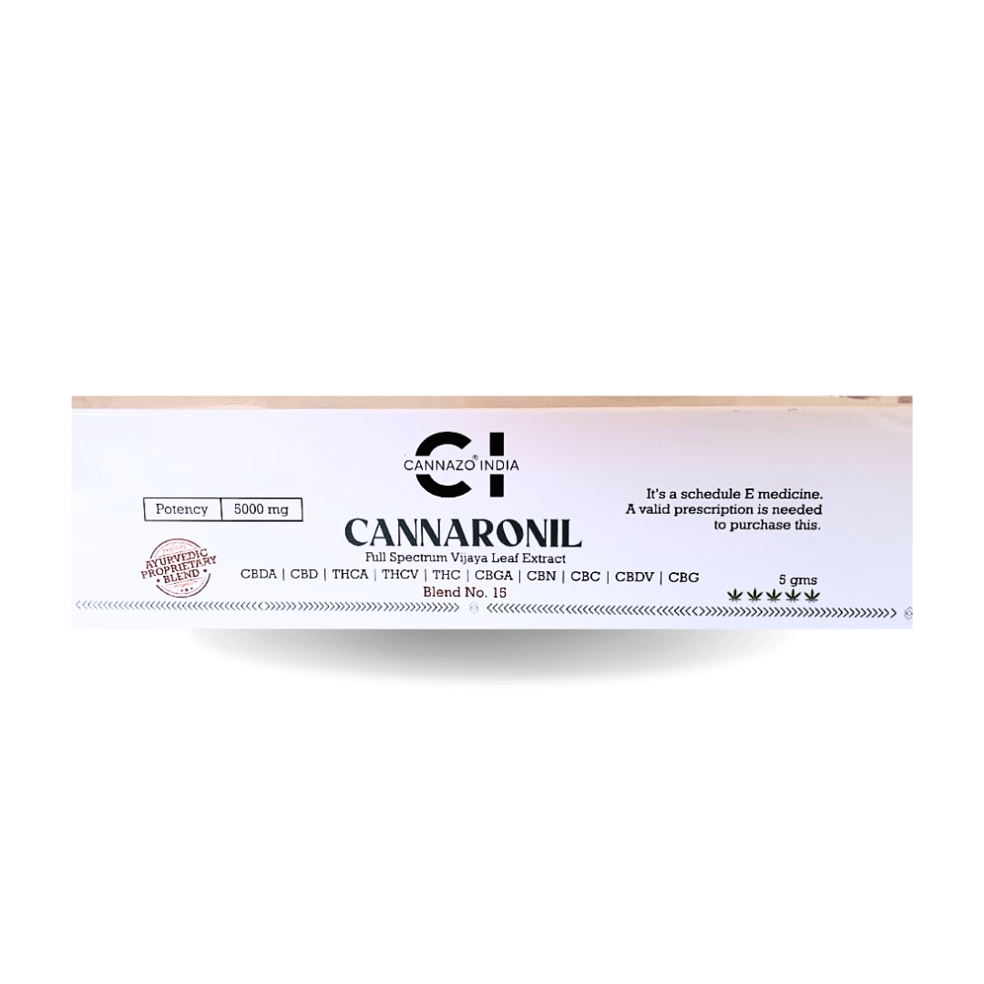 Cannaronil Syringe 5000mg - 3 Variants (THC 1:4 / CBD 20:1 / Balanced 1:1) CBD:THC