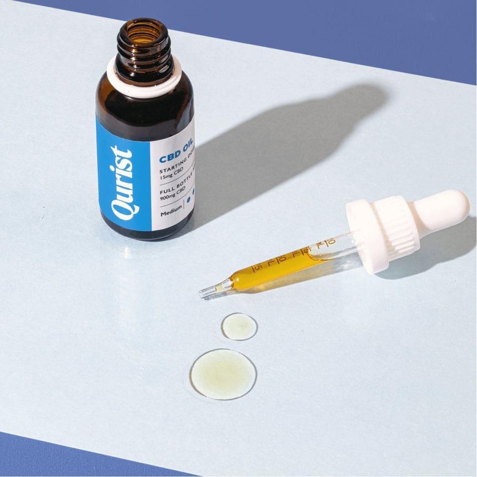 Qurist CBD Oil – Medium 900mg | THC-Free Full Spectrum Vijaya Extract.