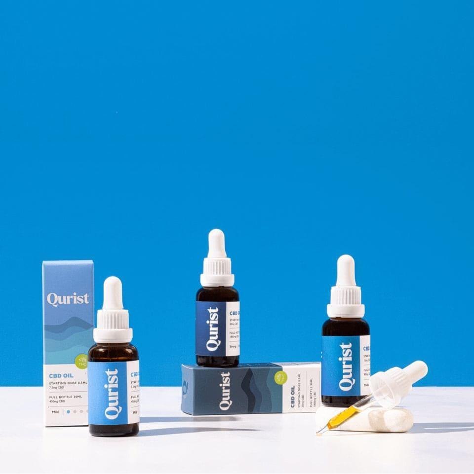 Qurist CBD Oil – Mild 450mg | THC-Free Full Spectrum Vijaya Extract.