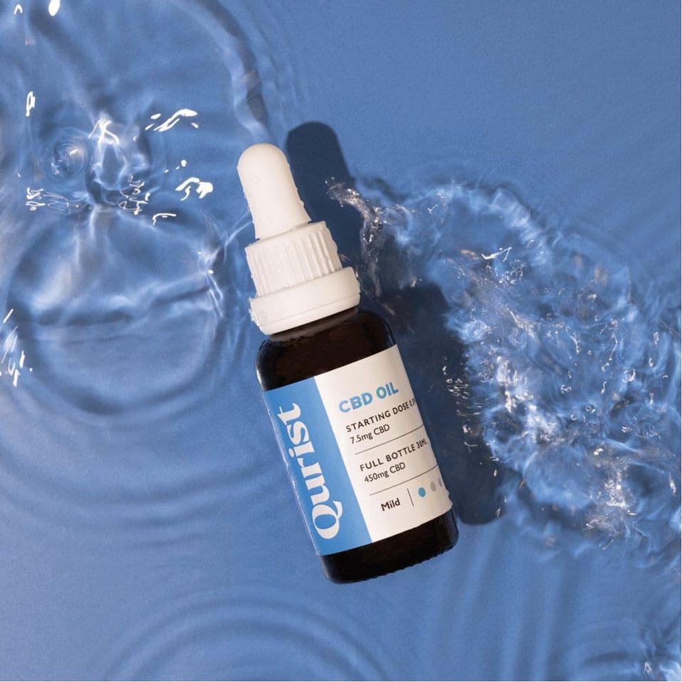 Qurist CBD Oil – Mild 450mg | THC-Free Full Spectrum Vijaya Extract.