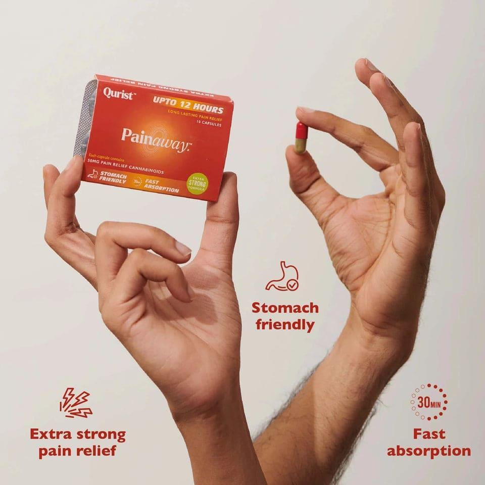 Qurist Painaway - Pain Relief Cannabis Capsules.
