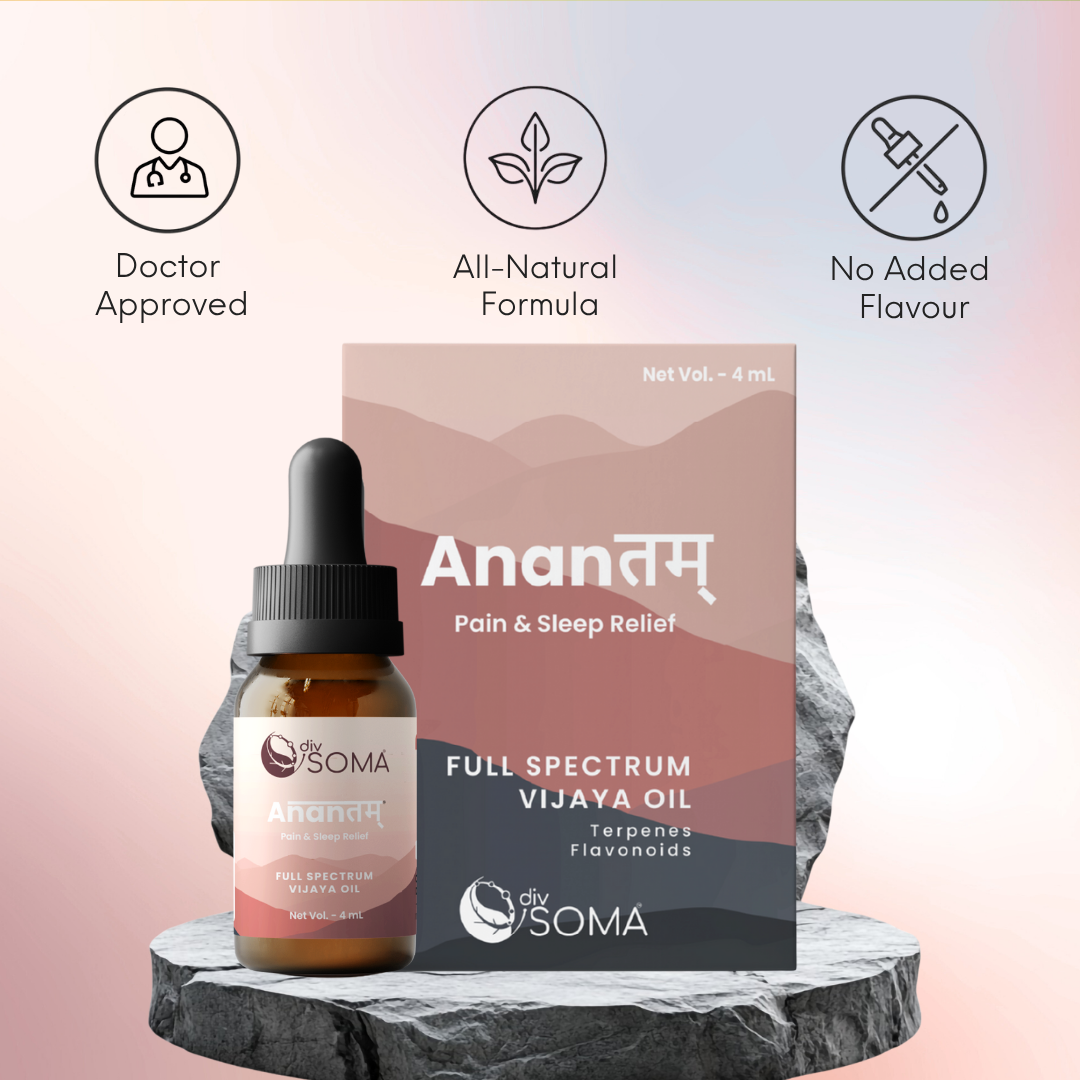 DivSoma Anantam – Ultra Premium THC + CBD Oil Medical Cannabis Tincture (Neuro Relief).