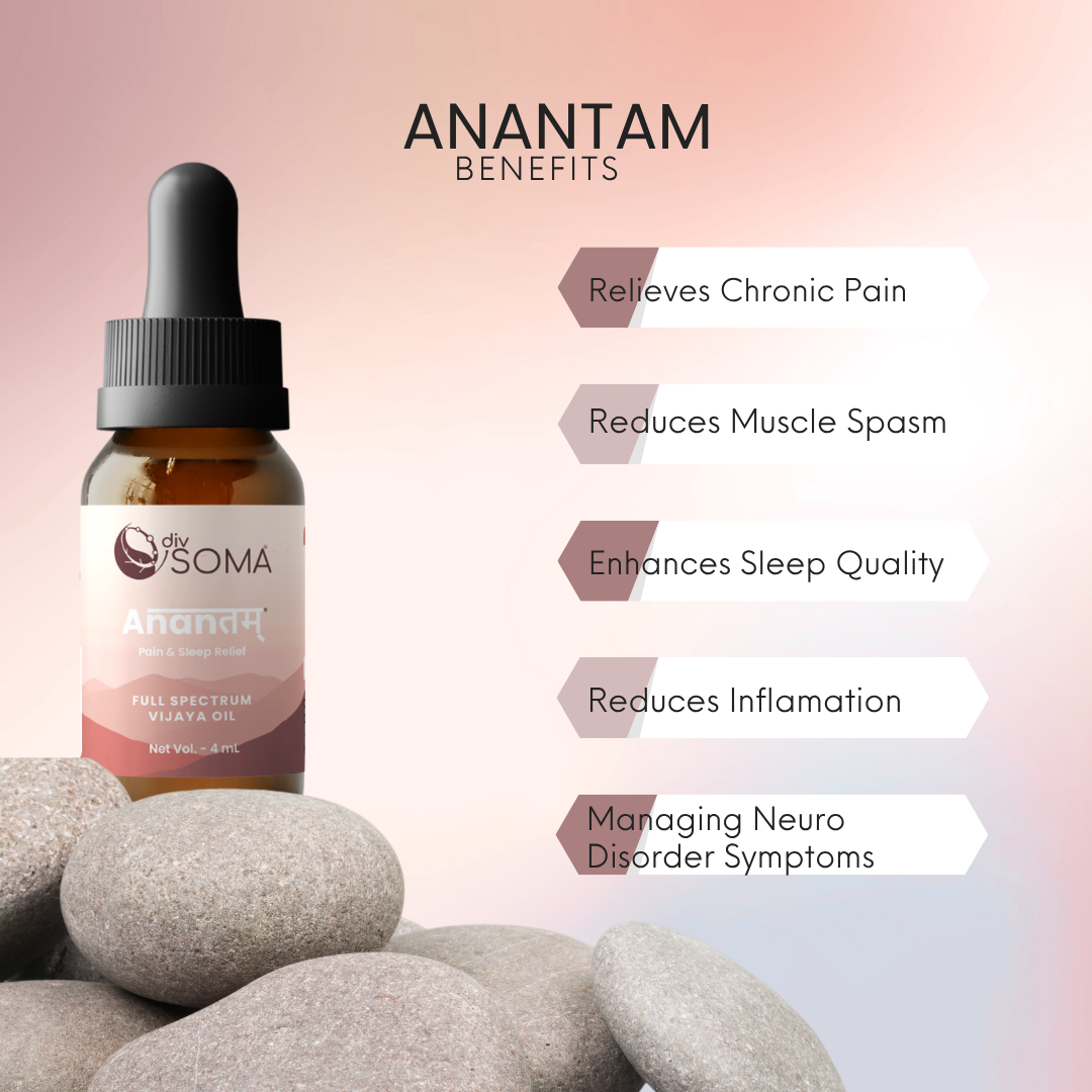 DivSoma Anantam – Ultra Premium THC + CBD Oil Medical Cannabis Tincture (Neuro Relief).