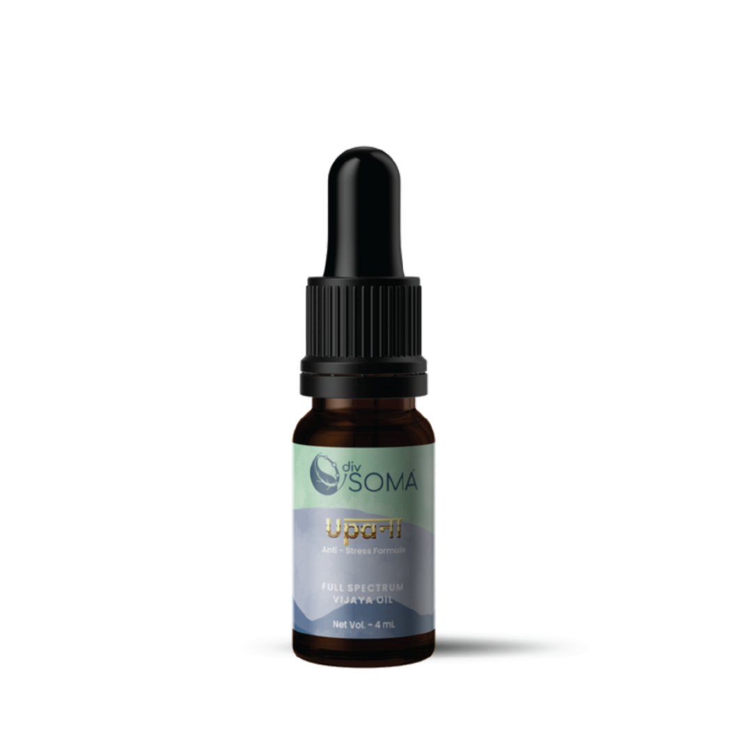 DivSoma Upana – Premium THC + CBD Oil Medical Cannabis Tincture (Daily Stress Relief)