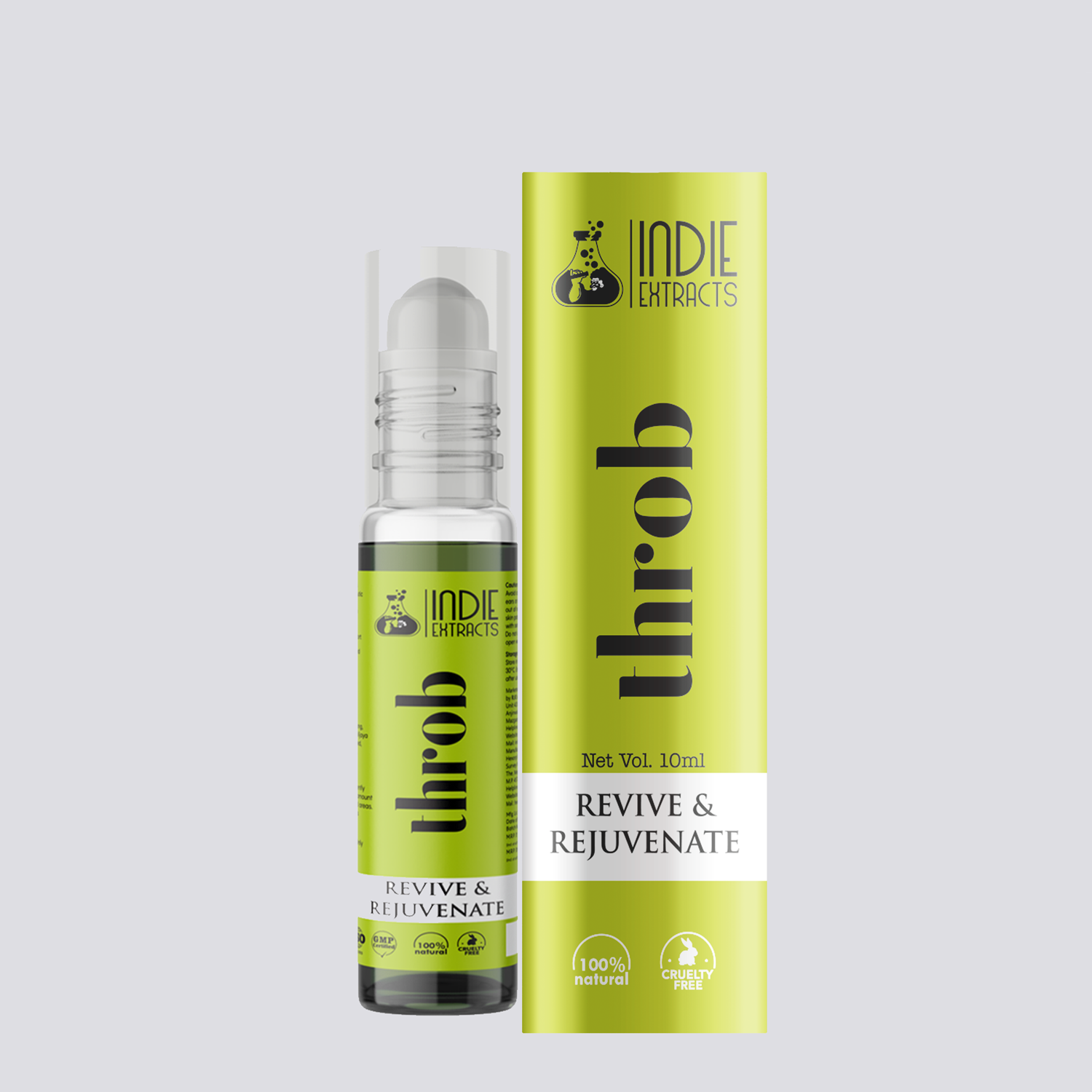 Indie Extracts - THROB Roll On | Revive & Rejuvenate.