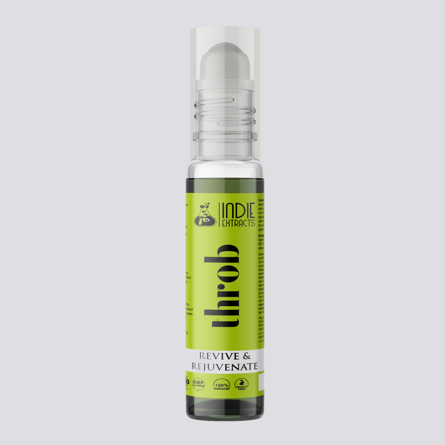 Indie Extracts - THROB Roll On | Revive & Rejuvenate.