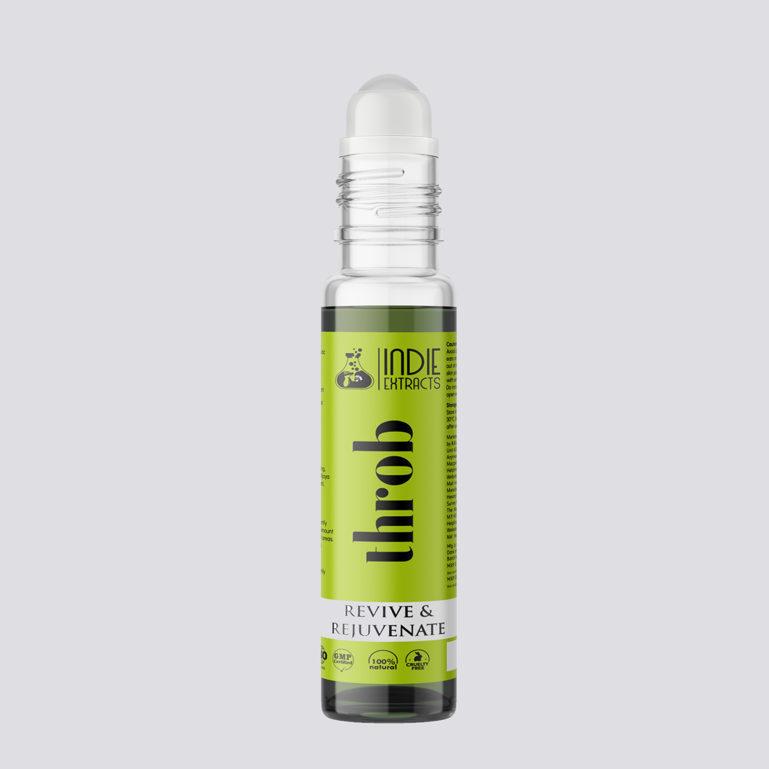 Indie Extracts - THROB Roll On | Revive & Rejuvenate.