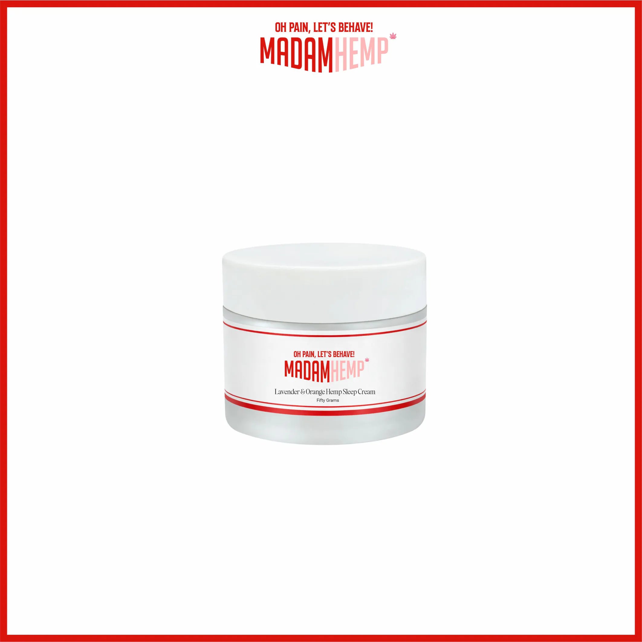 Madam Hemp- Hemp Sleep Cream