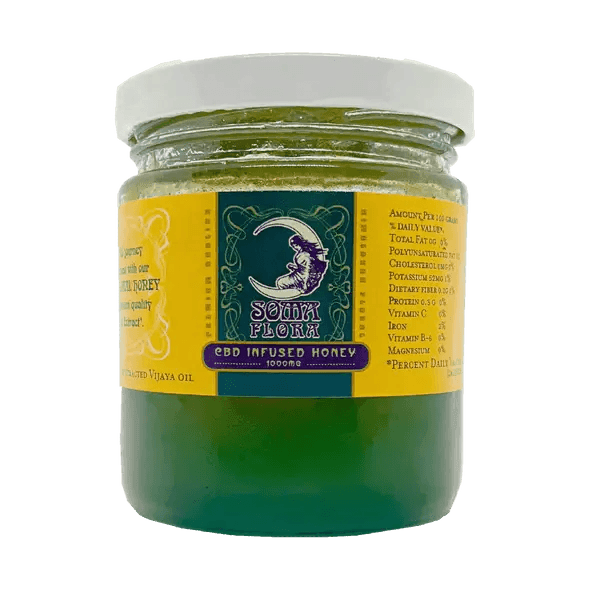 Soma Flora CBD Oil Infused Honey 1000mg.