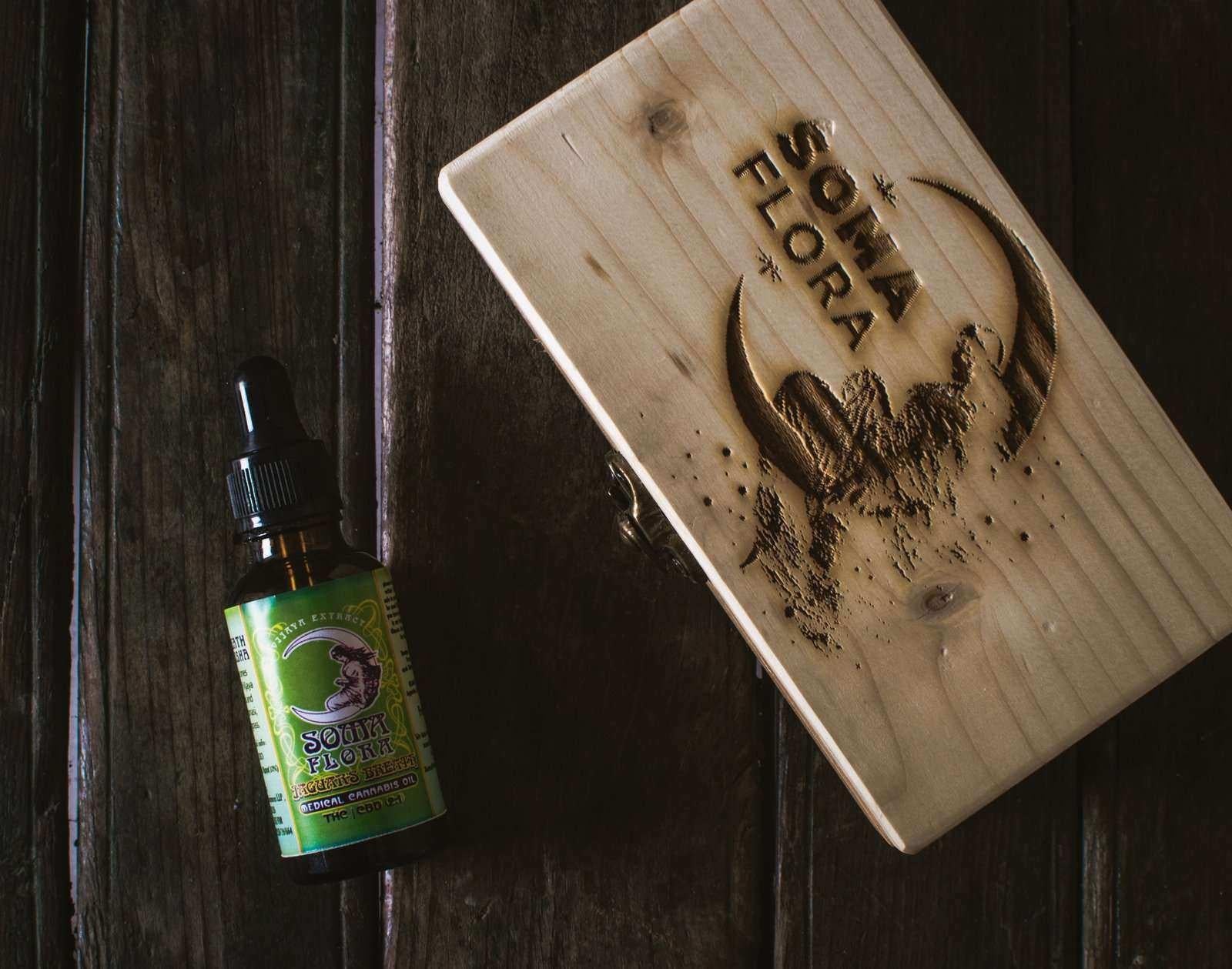 Soma Flora 'Jaguars Breath' 1:2 CBD : THC 1500mg Medical Cannabis Oil.