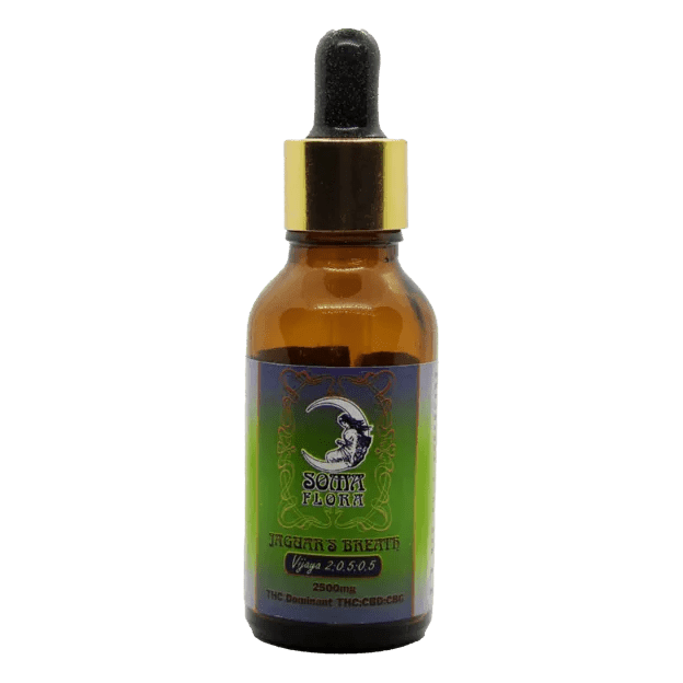 Soma Flora 'Jaguars Breath' 1:2 CBD : THC 1500mg Medical Cannabis Oil.