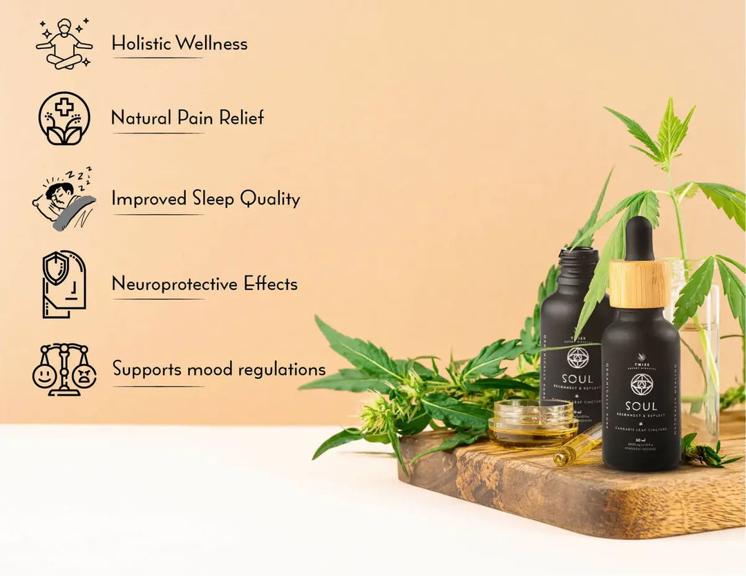 TWIEE SOUL Cannabis Tincture (Reconnect & Reflect) 3000 MG - 30 MLmedicine