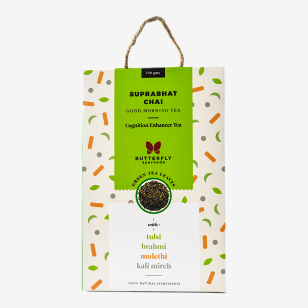 Tea & Infusions - Butterfly Ayurveda- Suprabhat Chai | Kapha Balancing Green Tea
