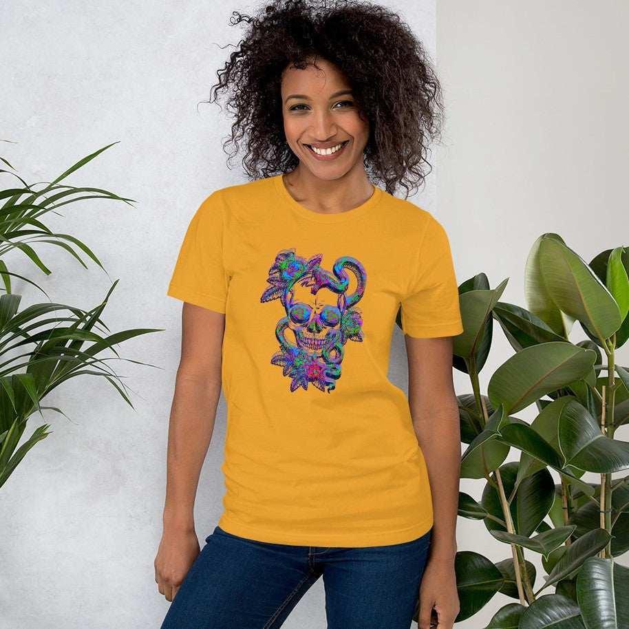 The Skull from the Garden of Eden Women's Graphic T-Shirt.
