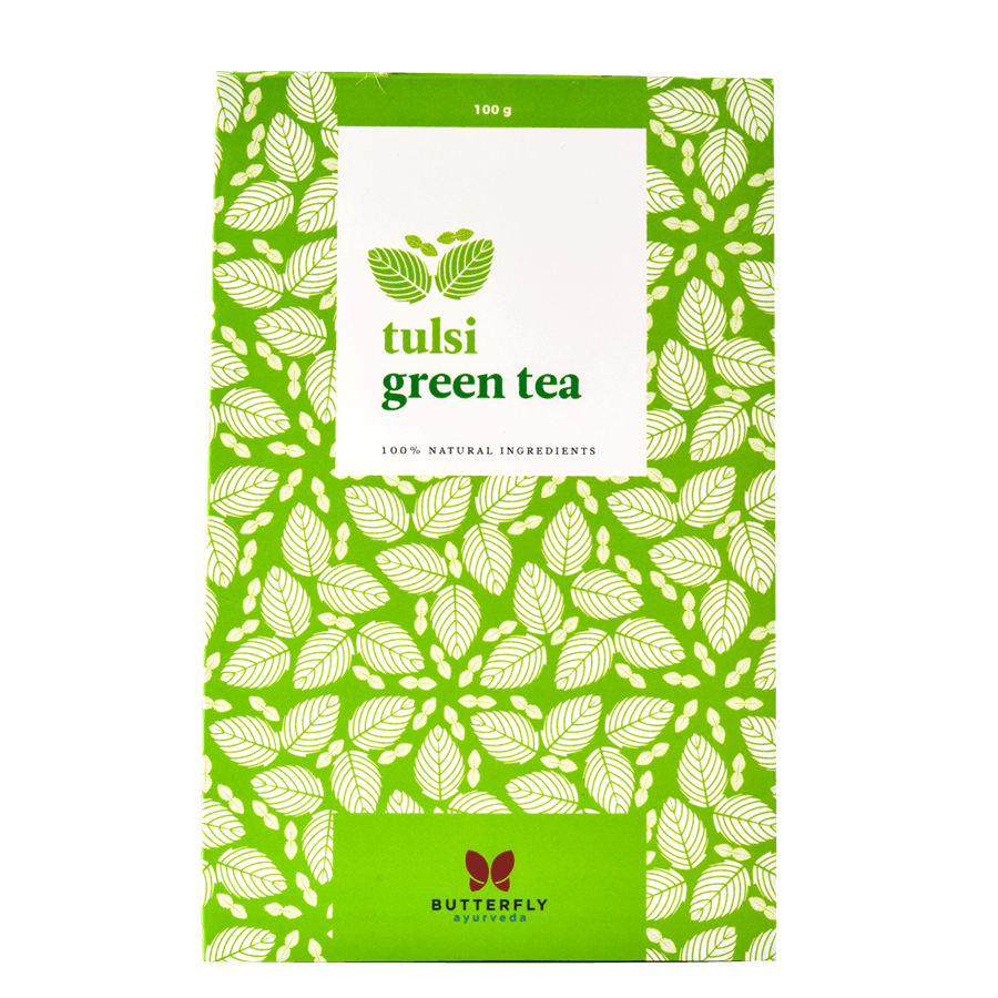 Tea & Infusions - Butterfly Ayurveda- Tulsi Green Tea