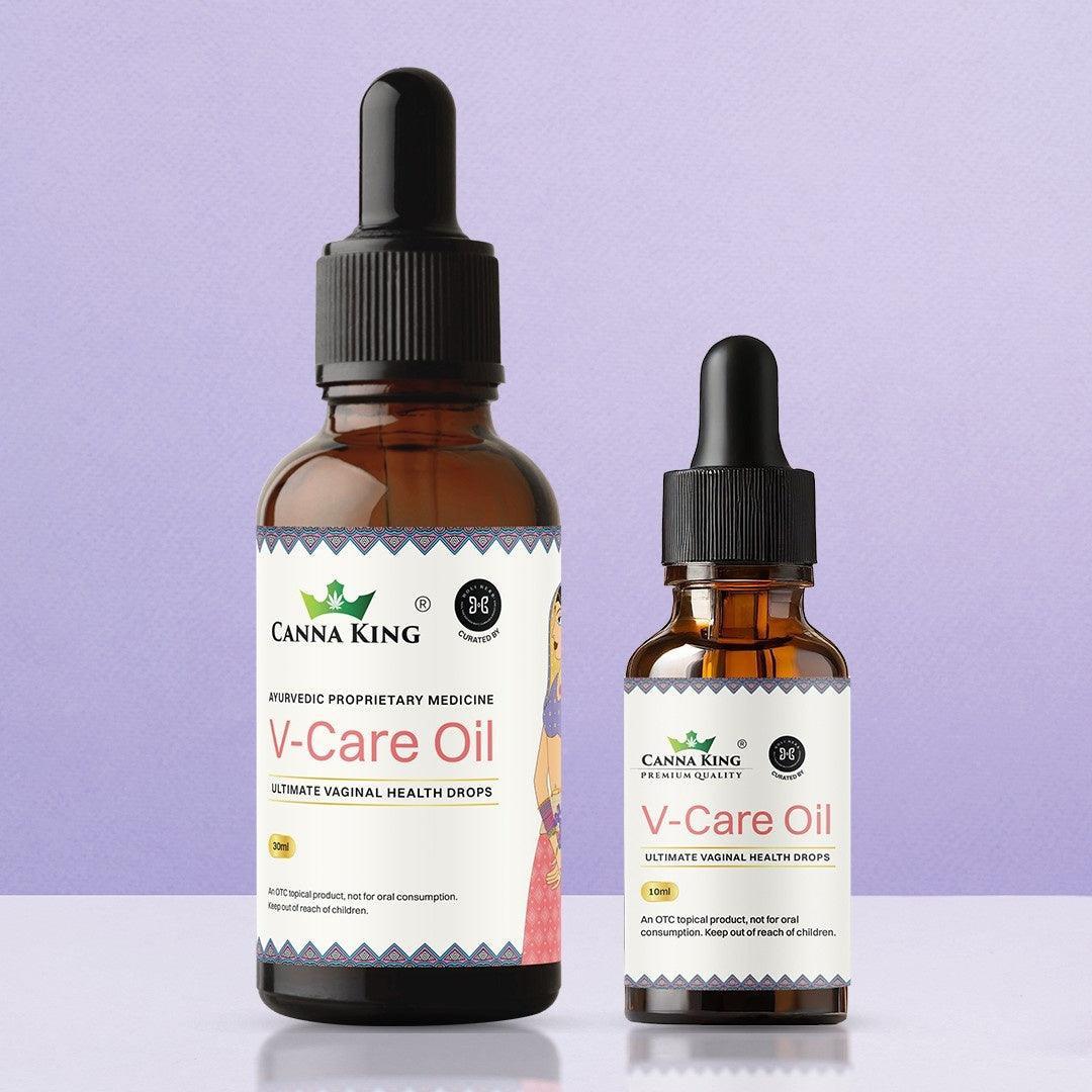 Cannaking- V-Care Oil: Ultimate Vaginal Health Drops.