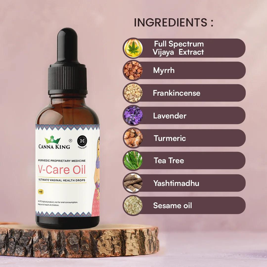 Cannaking- V-Care Oil: Ultimate Vaginal Health DropsV-Care OilCannaking V-Care Oil - Vaginal Health Drops | Natural Care