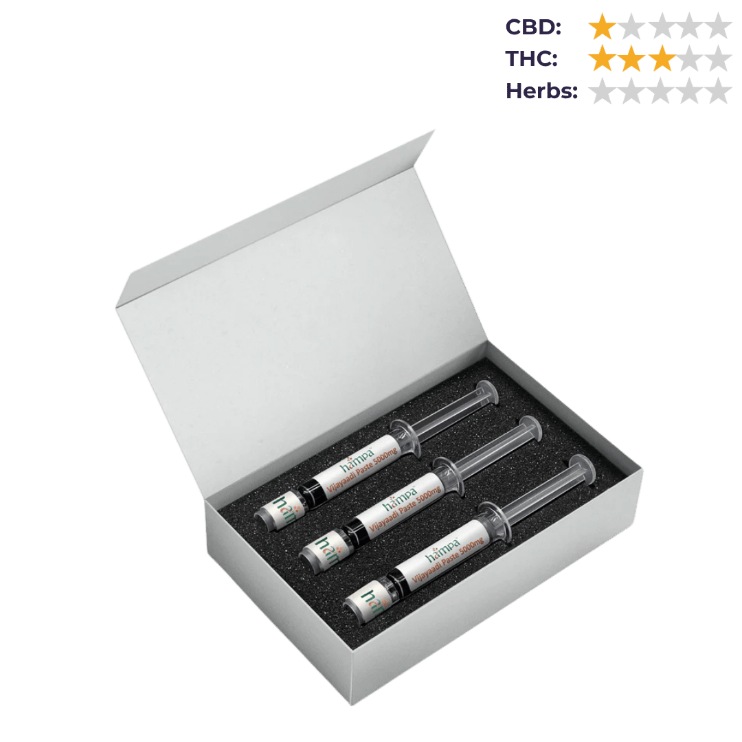 Hampa Vijayaadi Paste 5000mg High-Strength Cannabis Paste for Chronic Pain (RSO)- Cinnamon Flavour.