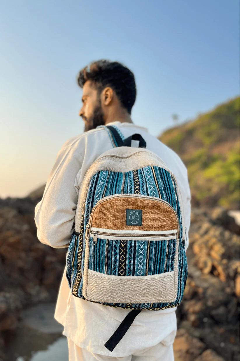 Ecofrico - Boho Hemp BackpackHemp BackpackEcofrico Hemp Backpack - Eco-Friendly | Handcrafted, Durable, Practical