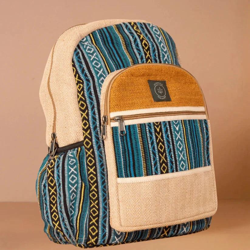 Ecofrico - Boho Hemp BackpackHemp BackpackEcofrico Hemp Backpack - Eco-Friendly | Handcrafted, Durable, Practical