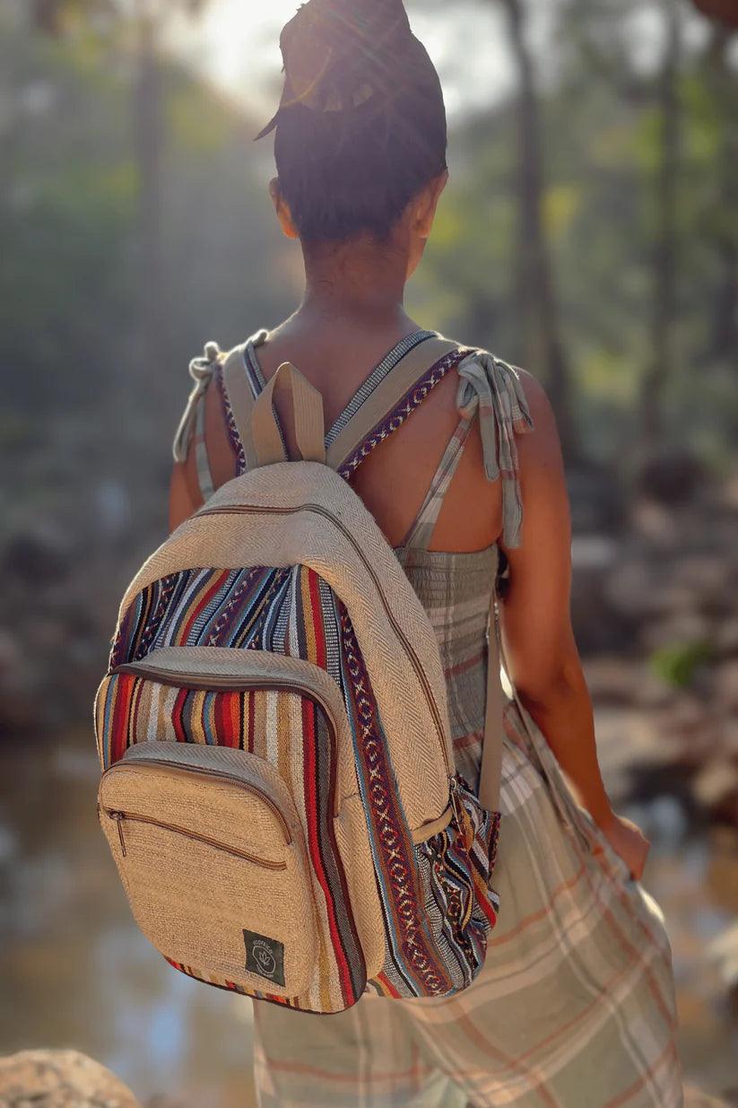 Ecofrico -  Vivid Hemp BackpackHemp BackpackVivid Hemp Backpack - Eco-Friendly | Durable Design