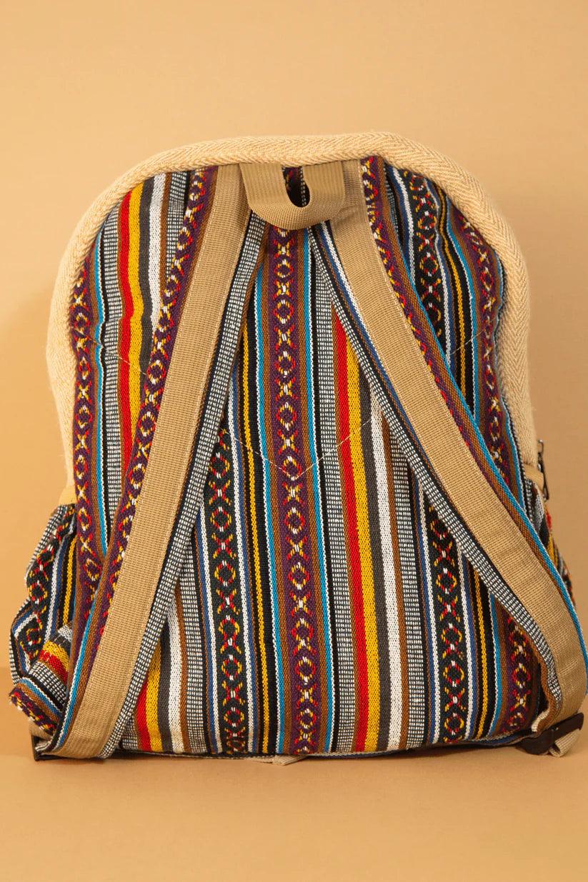 Ecofrico -  Vivid Hemp BackpackHemp BackpackVivid Hemp Backpack - Eco-Friendly | Durable Design