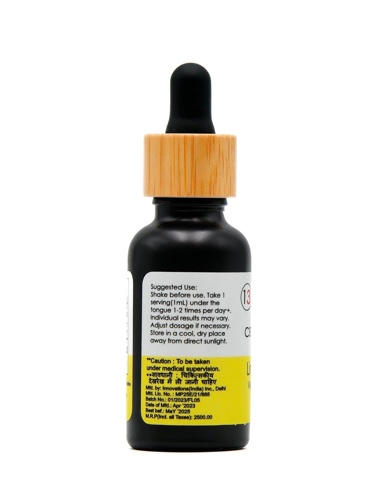 CBD  Oil Tincture - Lime Lemon (30 ml)-13 Extracts.