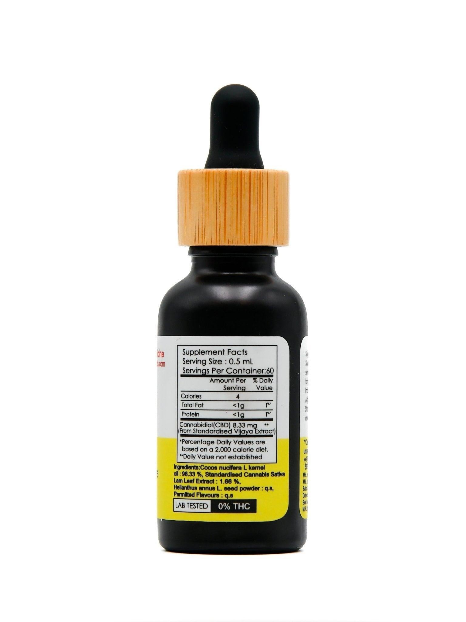 CBD  Oil Tincture - Lime Lemon (30 ml)-13 Extracts.