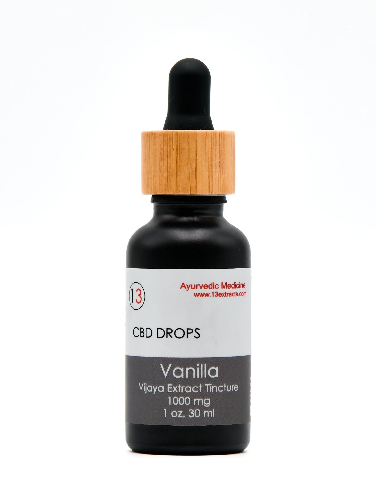 13 Extracts – CBD Oil Tincture- Vanilla (30 ml) - CBD Store India