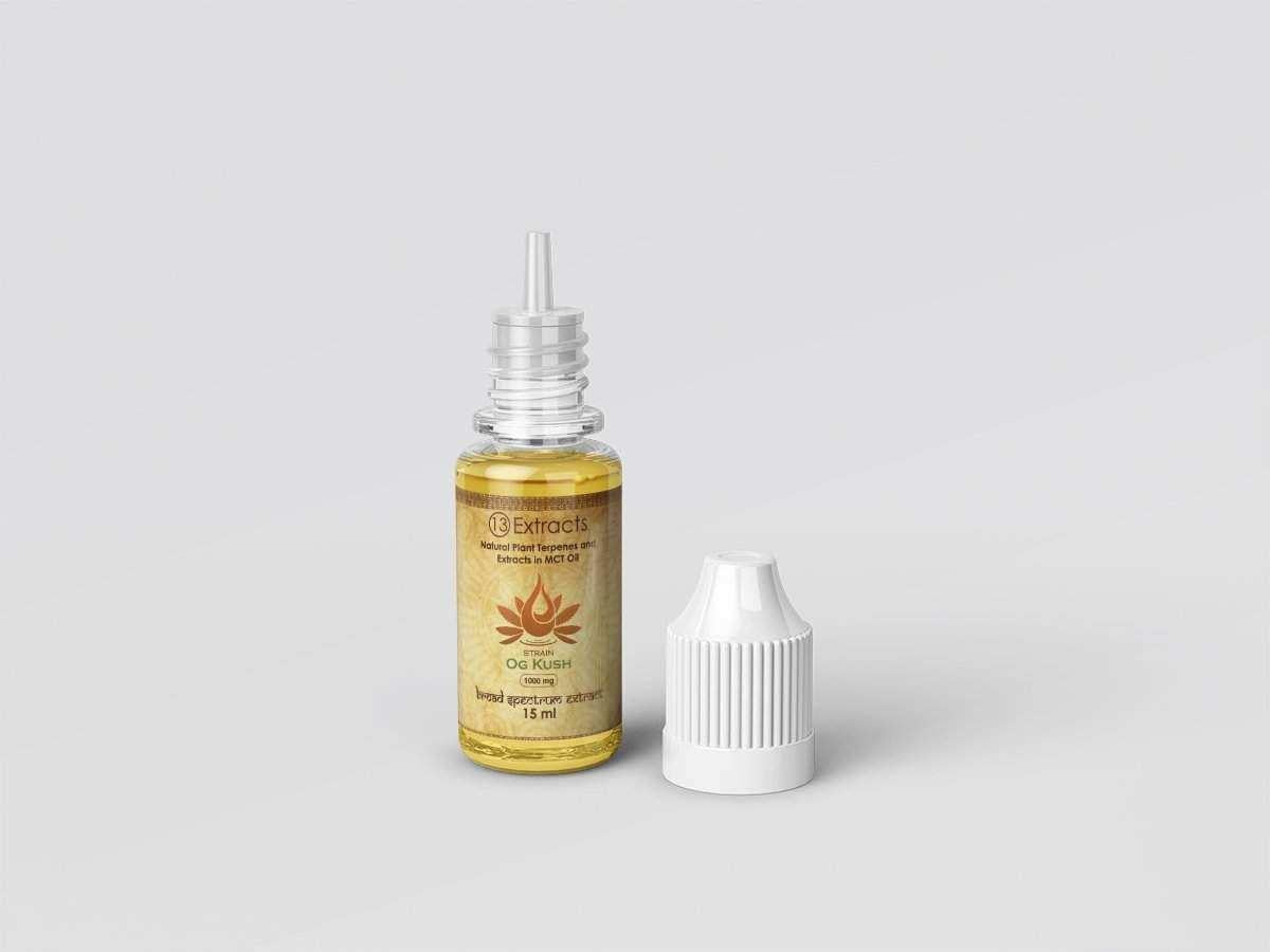 Thirteen Extracts OG Kush CBD Elixir.