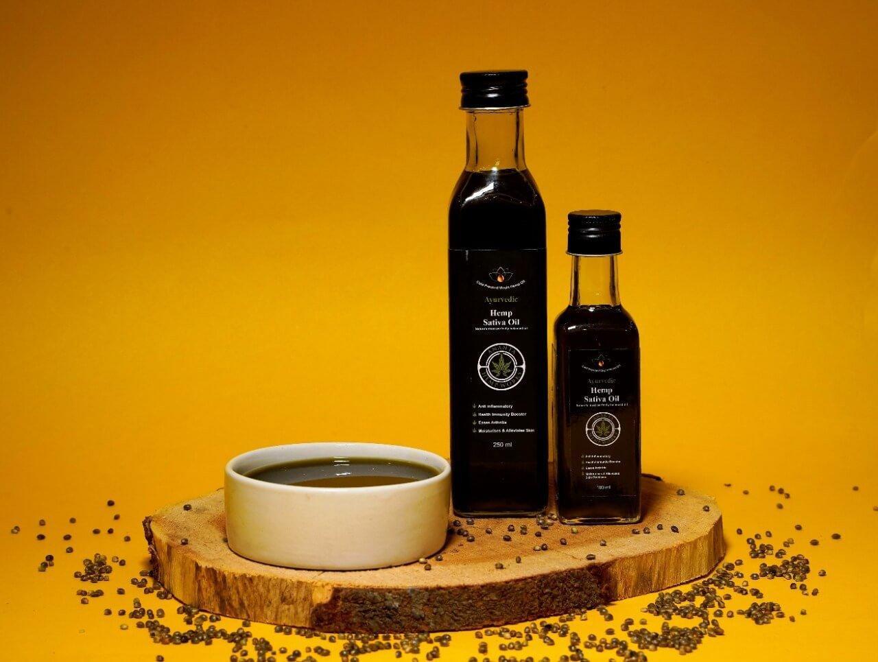 ANANTA HEMP SEED OIL (COLD PRESSED).