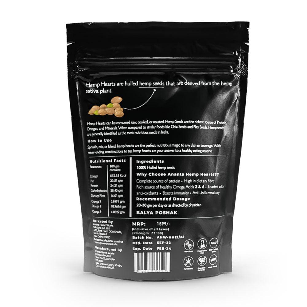 Ananta Hemp HeartsHealth CareAnanta Hemp Hearts | Ayurvedic Hemp Food for a Healthier Life | CSIN