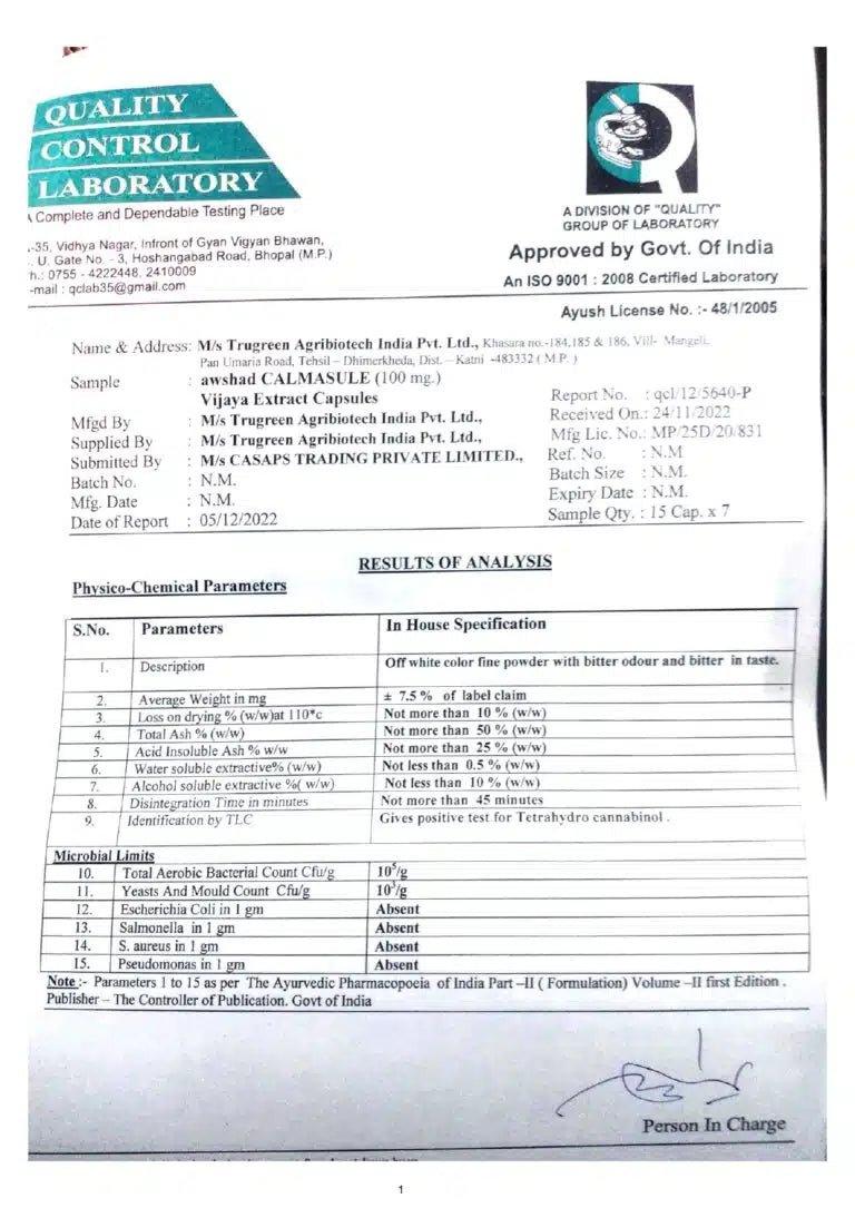Awshad - Calmasule Capsules.