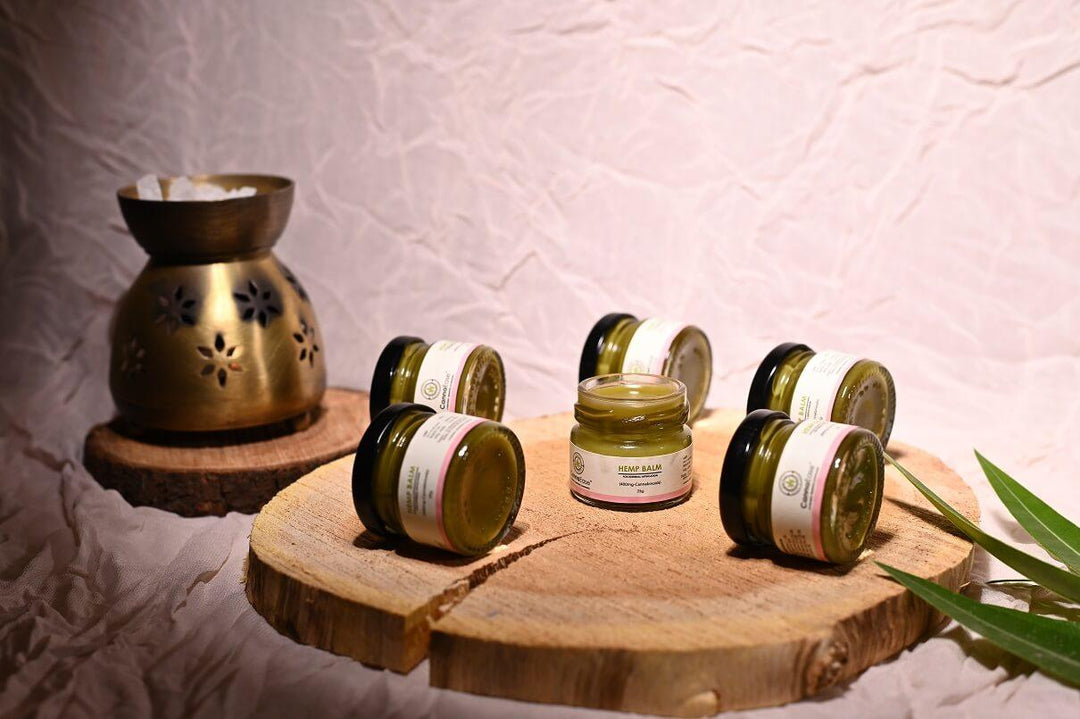CannaEase Hemp Balm (For external application) 25G (400MG - Cannabinoids)CannaEase Hemp Balm | Natural Anti-inflammatory | CBD Store India