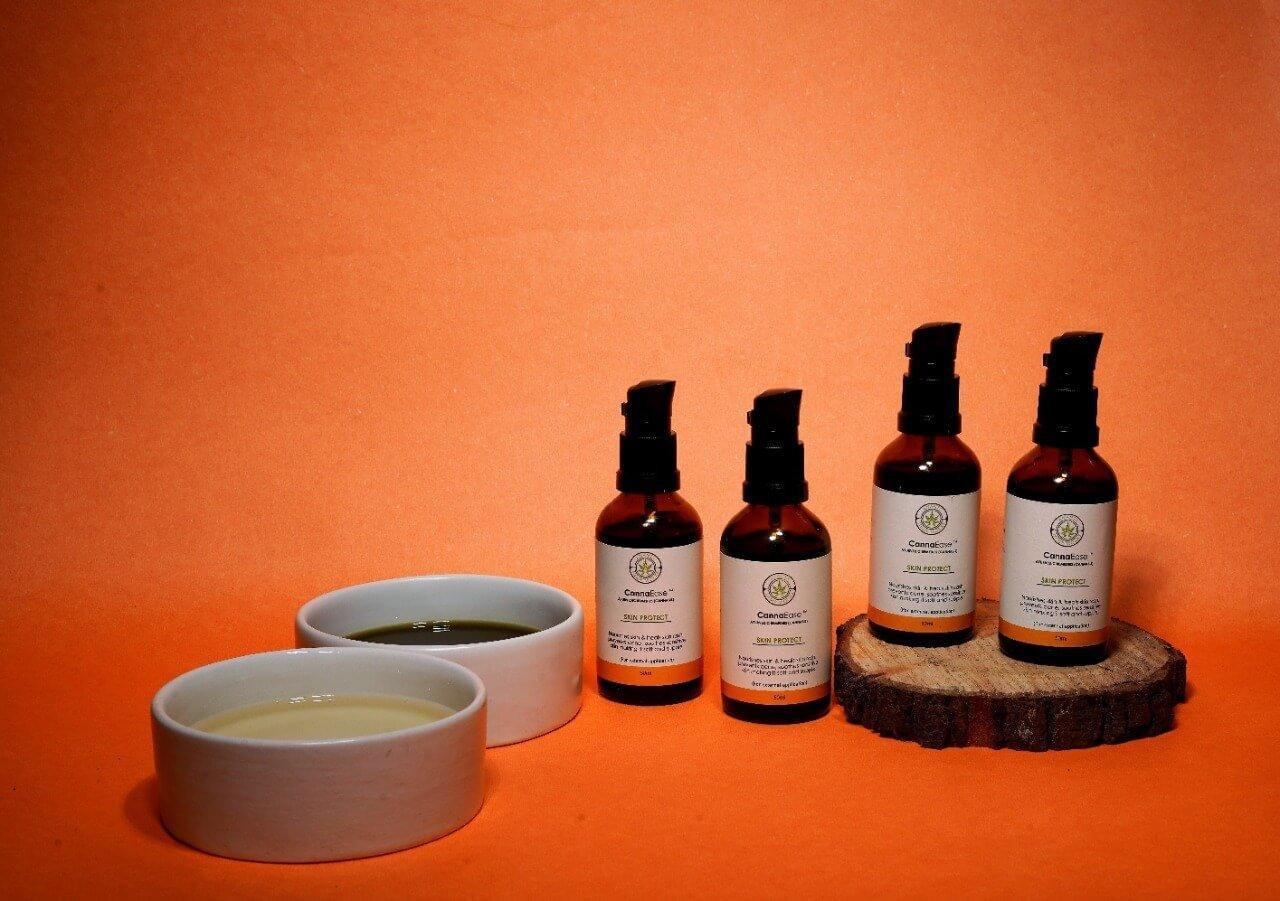 CannaEase Skin Protect Cannabis Lotion.