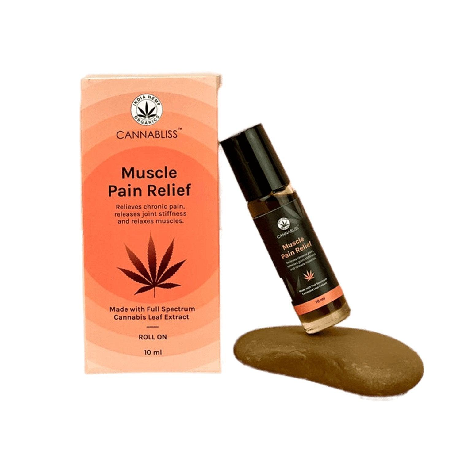 Cannabliss Muscle Relief - 10 MLCBD Roll OnCannabliss Muscle Relief | CBD Roll On for Muscle Pain | CBD Store India