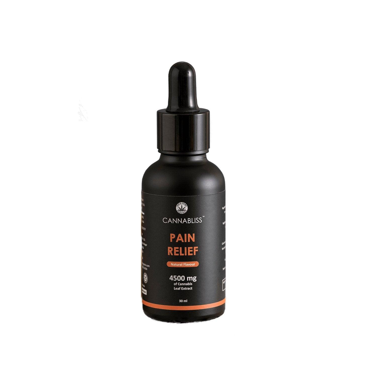 Cannabliss Pain Relief – Extra-Strength THC Rich Cannabis Oil – 4500mg ( Peppermint and Turmeric)cbd oilCannabliss Pain Relief - THC Rich Oil for Pain