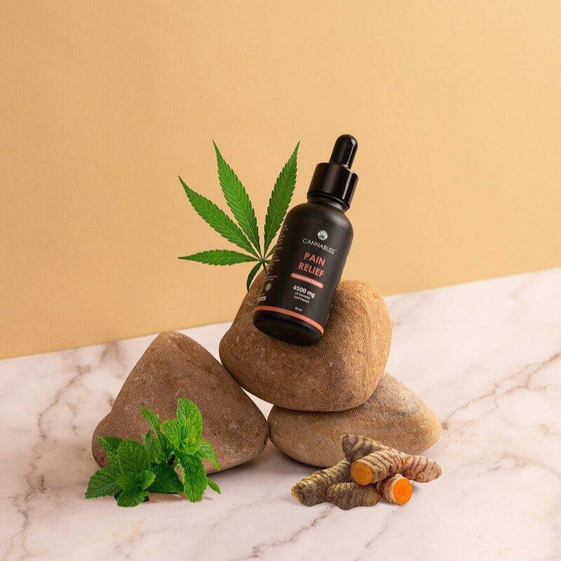 Cannabliss Pain Relief – Extra-Strength THC Rich Cannabis Oil – 4500mg ( Peppermint and Turmeric)cbd oilCannabliss Pain Relief - THC Rich Oil for Pain