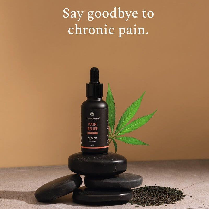 Cannabliss Pain Relief – Extra-Strength THC Rich Cannabis Oil – 4500mg ( Peppermint and Turmeric)cbd oilCannabliss Pain Relief - THC Rich Oil for Pain